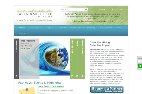 WordPress website example screenshot