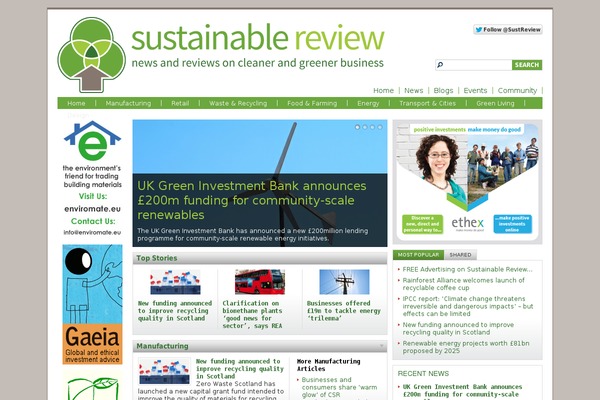 WordPress website example screenshot