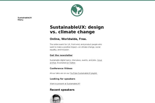 sustainableux.com site used Susty
