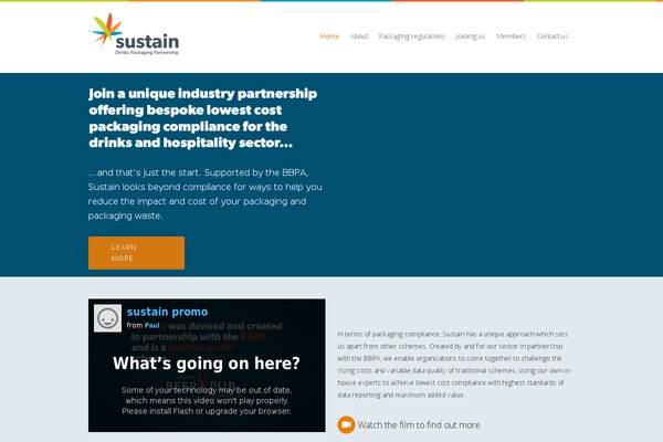 Salient theme site design template sample