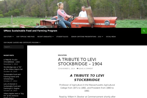 WordPress website example screenshot