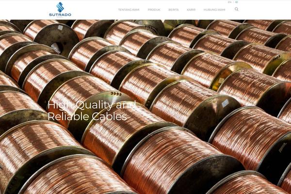 Salient theme site design template sample