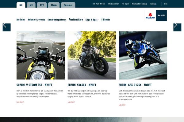 kgk-suzuki theme websites examples