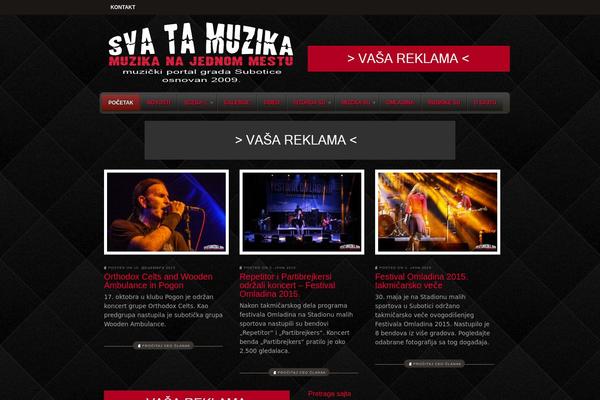 MH Magazine lite theme site design template sample
