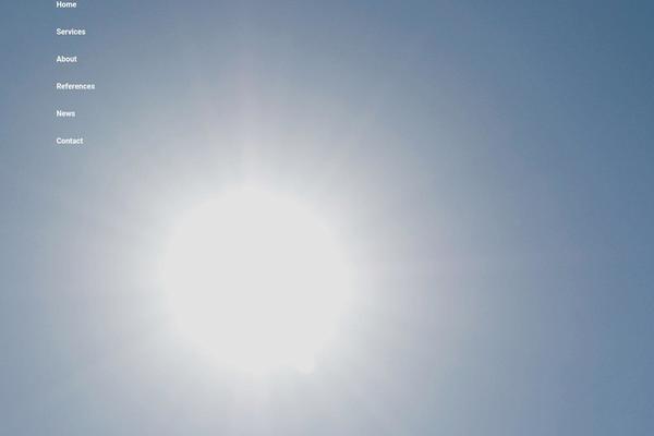 The7 Child theme site design template sample