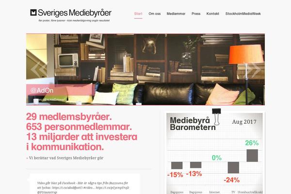 sverigesmediebyraer.se site used Sverigesmediebyraer
