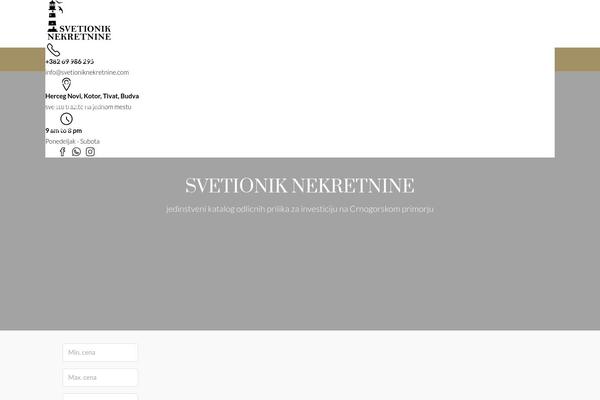 WordPress website example screenshot