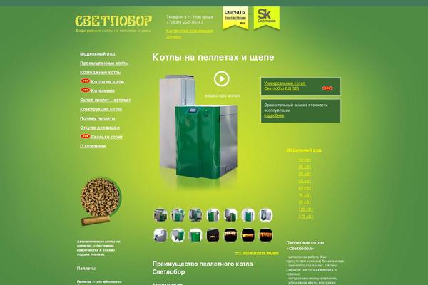 WordPress website example screenshot
