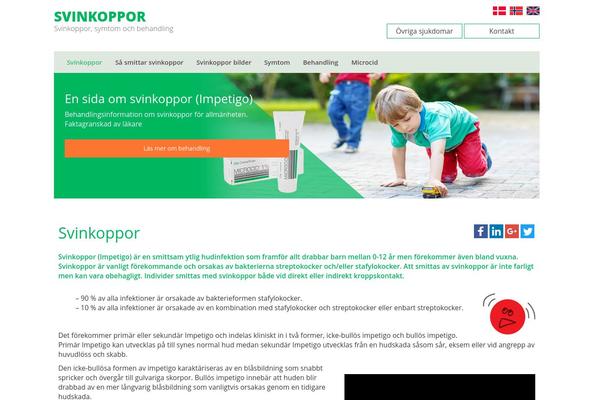 svinkoppor.org site used Bootstrap-bioglan