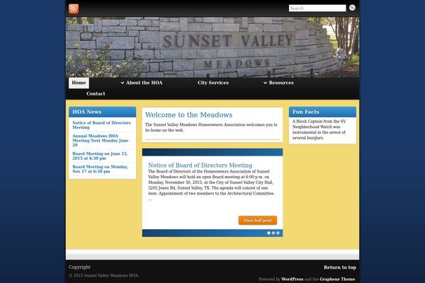 svmeadows.com site used Graphene