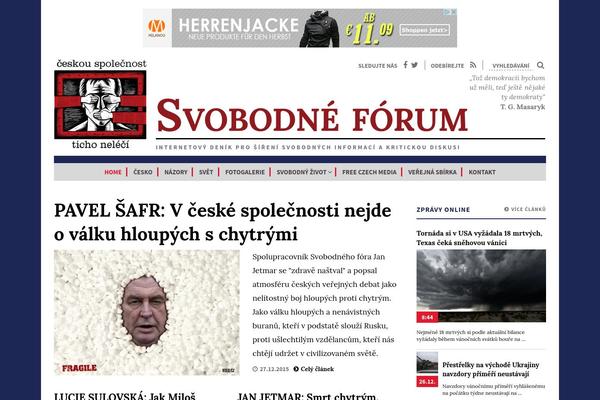 svobodneforum.cz site used Forum24