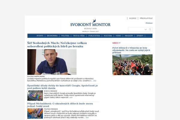 svobodnymonitor.cz site used Svobodnymonitor