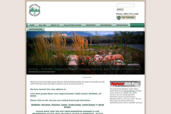 svsewer.com site used Southvalleysewerdistrict