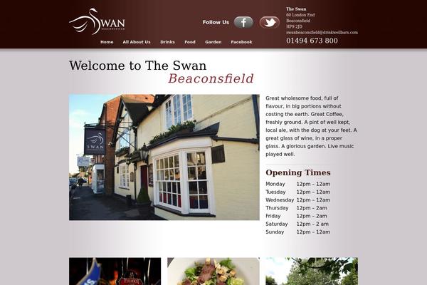 swanbeaconsfield.com site used Moina-wp