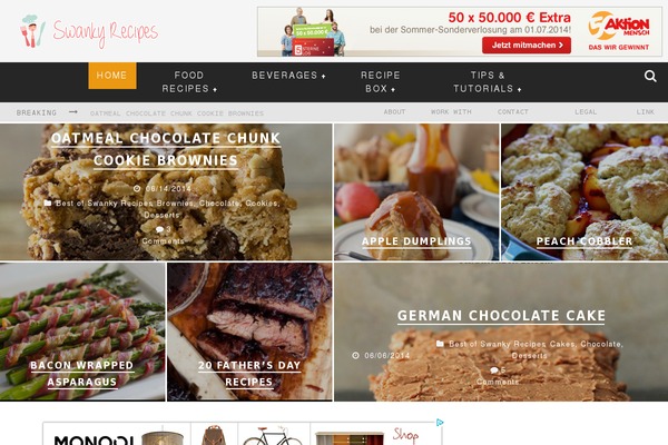 swanky theme websites examples