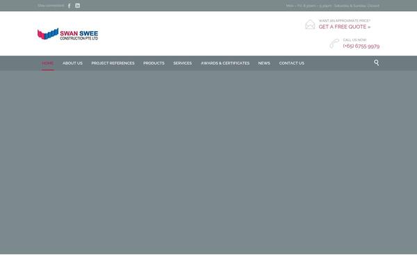 WordPress website example screenshot