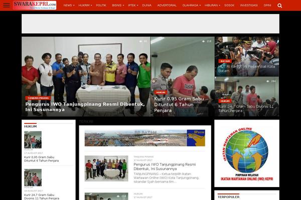 WordPress website example screenshot