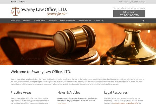 WordPress website example screenshot