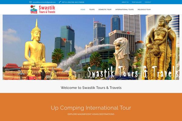 Travel-time theme site design template sample