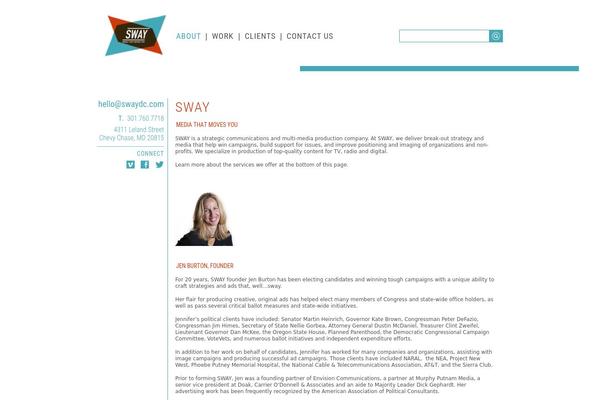 Sway theme site design template sample