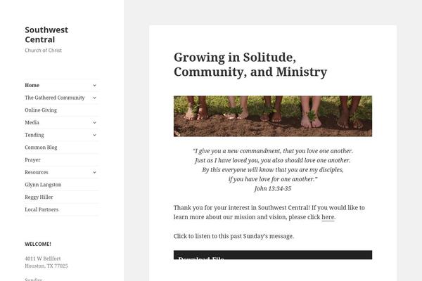 swcentral.org site used Sw-central