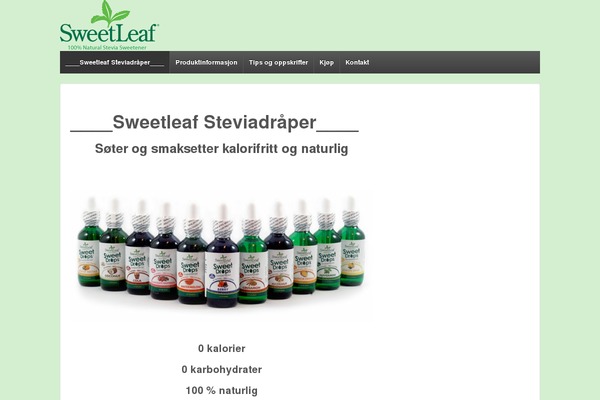 sweetleaf.no site used Fm-theme2