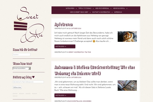 sweetpie.de site used Grace-minimal-theme