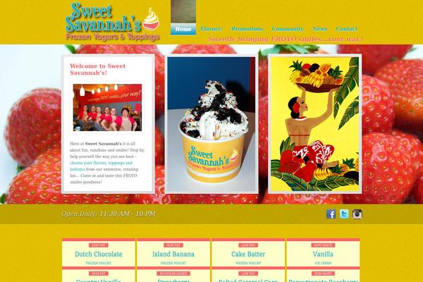 Delicious theme site design template sample