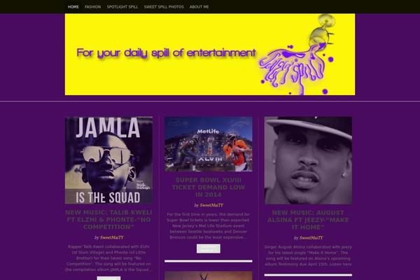 WordPress website example screenshot
