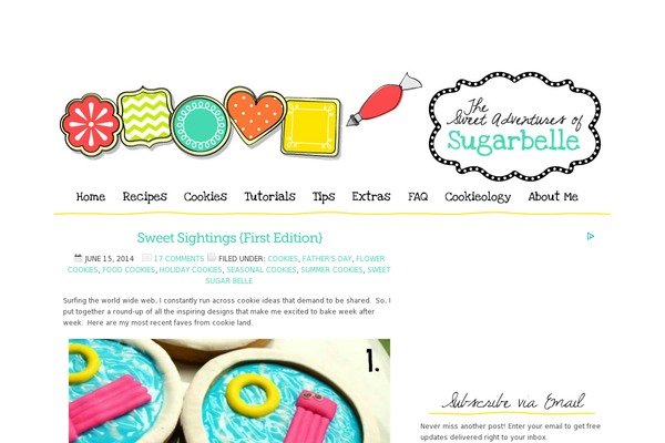 sweetsugarbelle.com site used Sweetsugarbelle
