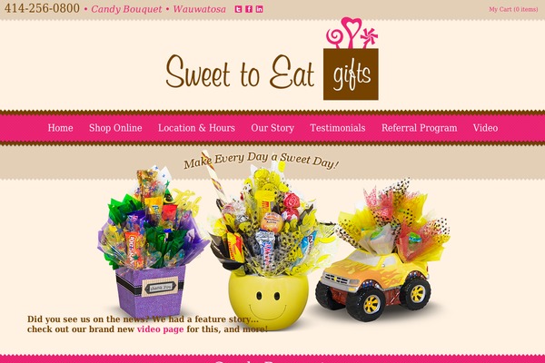 sweetness theme websites examples