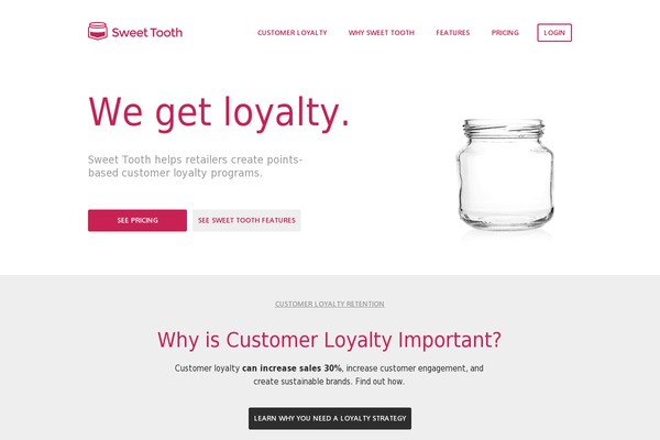 sweettooth theme websites examples