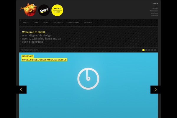 Swell theme site design template sample