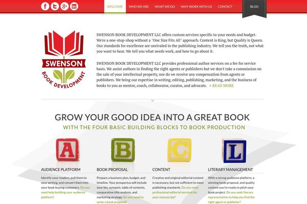 swensonbookdevelopment.com site used Swenson