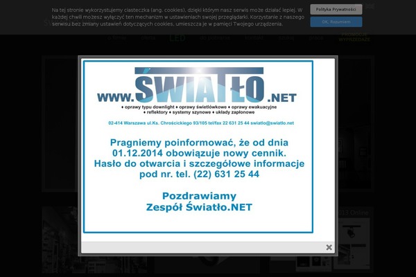 swiatlo theme websites examples