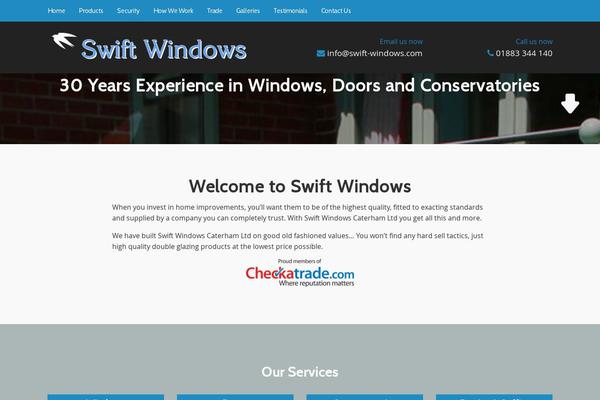 Swift theme site design template sample