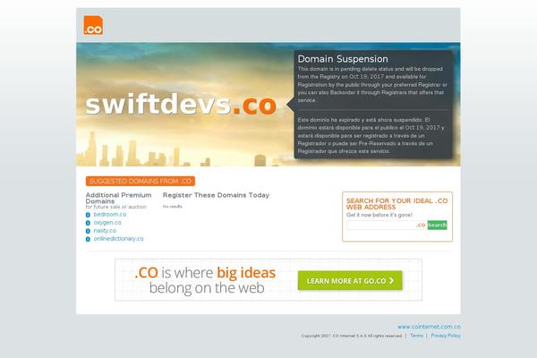 swiftdevs.co site used Steed