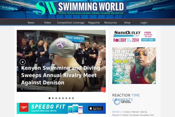 swimmingworldmagazine.com site used Readpress