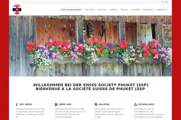 swiss-society-phuket.com site used Enfold