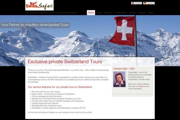 swisssafari.com site used Swisssafari
