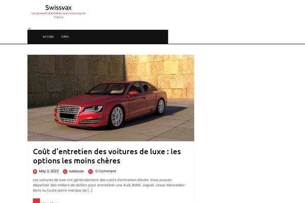 WordPress website example screenshot