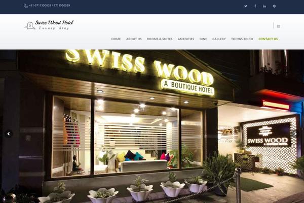 swisswoodhotel.com site used Lakecious