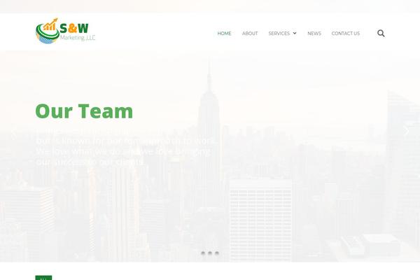 The Company theme site design template sample