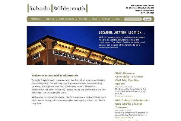 WordPress website example screenshot