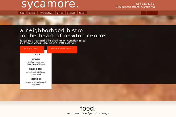 sycamorenewton.com site used Sycamore2015