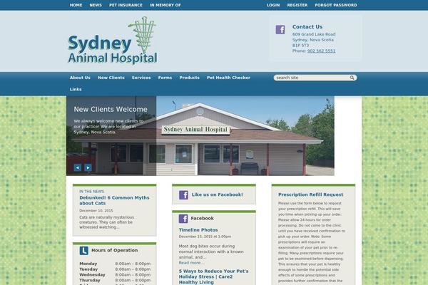 sydneyanimalhospital.com site used Vs-parent