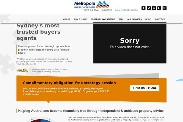 sydneybuyersagent.com.au site used Metropole_sage