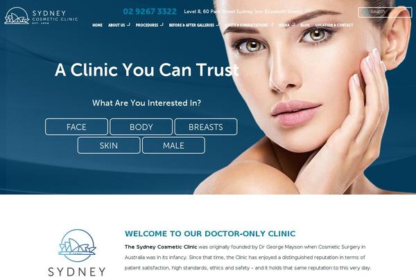 sydneycosmeticclinic.com.au site used Hybridweb