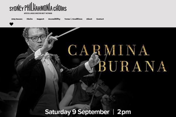 sydneyphilharmonia.com.au site used Choir