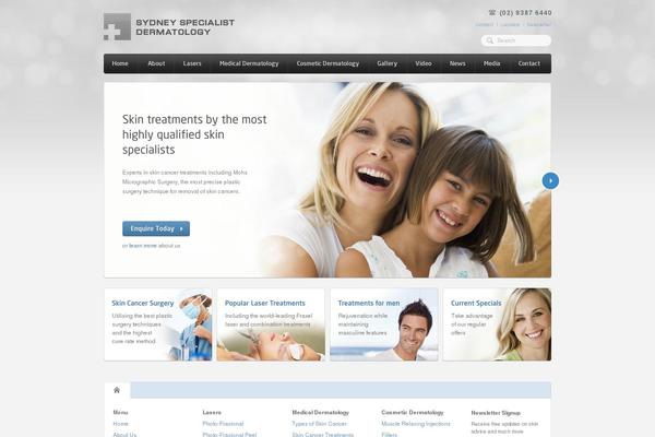 dermatology theme websites examples